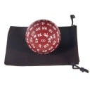 Dé à jouer D100 4,8 cm Dé à vingt faces en acrylique de différentes couleurs avec un sac pour les jeux de société et les jeux de rôle 6