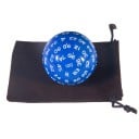 Dé à jouer D100 4,8 cm Dé à vingt faces en acrylique de différentes couleurs avec un sac pour les jeux de société et les jeux de rôle 7