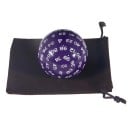 Dé à jouer D100 4,8 cm Dé à vingt faces en acrylique de différentes couleurs avec un sac pour les jeux de société et les jeux de rôle 10