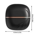 Bezdrátový vyrovnávací hřeben na vlasy 25 W tři teplotní stupně 160–200 °C USB-C nabíjení přenosné provedení 3