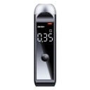 Digital alkoholtester 10,3 x 2,8 cm Bärbar andningsanalysator med tre ljusindikatorer USB-C 4