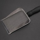 Rostfri nätspade 27,5 x 10 x 5 cm för reptiler för rengöring av terrarium med ögon 2,8 x 2,8 mm 4