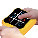 Multifunktionell bärbar elektronisk spel Luffarschack 9 x 9 cm ABS Batteridriven 3