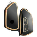TPU-fodral för fjärrnyckel för VW Volkswagen Golf 8 2020, Škoda Octavia A8 2021, SEAT Leon MK4 2