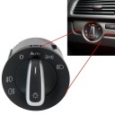 Strömbrytare för strålkastare för VW, Jetta, Golf, Passat, Tiguan, Scirocco, Amarok, Caddy, Sharan, Touran – 10 PIN, svart plast, kod 5ND941431B 5