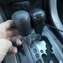 Rukojeť řadicí páky 10 cm z PU kůže pro automat, karbonová barva 4