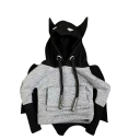 Housse de levier de vitesses de voiture et sweat à capuche avec motif Batman, housse de protection universelle et sweat stylé pour les fans de Batman 3