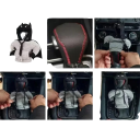 Housse de levier de vitesses de voiture et sweat à capuche avec motif Batman, housse de protection universelle et sweat stylé pour les fans de Batman 4