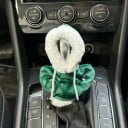 Växelspaksskydd och hoodie med fuskpäls, bomull, polyester 2