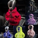 Kåpa för växelspaken i design av hoodie i bomull och polyester 3