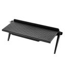 Hylla för monitor eller TV med justerbar lutning 300 x 113 mm, fäste till monitor, halkfri yta 4