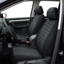 Universella bilstolsöverdrag för fram- och baksäten, polyester för sedan, SUV, skåpbilar, lastbilar 2