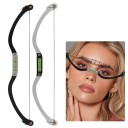 Set för ögonbrynsformning 22,5 cm Metallisk mätlinjal med vattenpass och tråd för microblading och permanent make-up 3