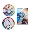 Färgmixhjul 14 cm Professionell färgcirkel med nyanser av toner och värden för måleri, teckning, tatuering, design 5