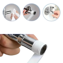 Ruban adhésif pour filetages 10 pcs PTFE blanc ruban d'étanchéité étanche pour usage de plomberie et de bricolage 3