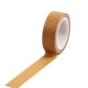 Mřížkovaná papírová lepící páska 10 m x 15 mm DIY maskovací plánovací dekorativní páska pro scrapbooking a journaling různé barvy 18