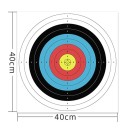 10 st Lukoställning mål 40 x 40 cm Runda pappersprofessionella mål Poängbedömning 1–10 Centralt riktkors 2