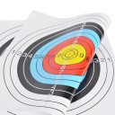 10 st Lukoställning mål 40 x 40 cm Runda pappersprofessionella mål Poängbedömning 1–10 Centralt riktkors 4