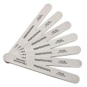 100 st Nagelfil 18 x 1,9 x 0,2 cm Träfil med sandpapper Engångsfil för manikyr och pedikyr 1