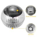 Solärt flytande LED-ljus 10 cm IP44 Vattentålig ljuskula för pooler, dammar, fontäner Trädgårdsdekoration Varmt gult ljus 2
