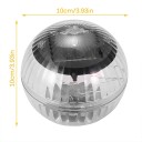 Solärt flytande LED-ljus 10 cm IP44 Vattentålig ljuskula för pooler, dammar, fontäner Trädgårdsdekoration Varmt gult ljus 3