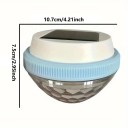 Solärt flytande LED-ljus IP65 Färgglad RGB belysning för pooler, dammar, fontäner Automatisk nattbelysning 3