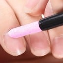 Křemenný kamenný pilník na nehty 13,4 cm Odstraňovač odumřelé kůže Profesionální nástroj pro manikúru a úpravu nehtů 2