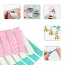 30 st Gelélim på naglar 2,54 cm 1 tum Återanvändbar grön nagelmassa för övningsställ för naglar nail art 2