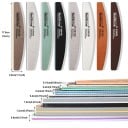 8 ks pilníky na nehty 17,8 x 2,8 cm Akrylové pilníky Různé hrubosti Profesionální manikúra pedikúra Salon i domácí použití 3