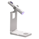 Lampe UV portable pour ongles en gel et acrylique 10 x 2 x 1,7 cm Lampe manuelle rechargeable avec socle USB-C 20 s / 60 s minuterie LED 3