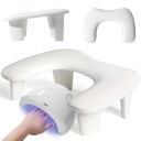 Kuddställ för händer 300 x 450 x 158 mm Lutning 15° Bärbart tvättbart handstöd PU-material för nagelmodellering 1
