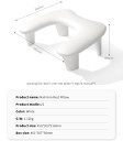 Kuddställ för händer 300 x 450 x 158 mm Lutning 15° Bärbart tvättbart handstöd PU-material för nagelmodellering 9