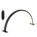 LED skrivebordslampe New Moon 39 x 21,5 cm USB halvmåne 180° 364 LED dæmpbar jævnt lys til negle og vipper 3