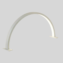 LED skrivebordslampe New Moon 39 x 21,5 cm USB halvmåne 180° 364 LED dæmpbar jævnt lys til negle og vipper 9