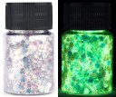 Ljusglittrar för epoxiharts Pigment för att lysa i mörkret Metalliska färger UV-effekter Neonfärger för fyllningar, dekorationer 13