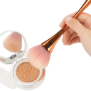 Extra fluffig puderborste för naglar, rouge och puder – kosmetisk mjuk borste för fin applicering 3