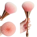 Extra fluffig puderborste för naglar, rouge och puder – kosmetisk mjuk borste för fin applicering 4