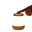 LED-lampa nattljus med justerbar ljusstyrka USB-laddning varmt och kallt ljus dekoration för sovrum och kök 2
