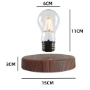 Magnetisk svävande lampa dekoration för bord med rund bas 15 x 3 cm storlek på bas 11 x 6 cm storlek på glödlampa touch 2