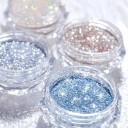 8 pcs Poudre de diamant cristallin pour ongles Poudre scintillante dans des couleurs douces pour manucure et nail art 4