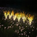 Solární LED tráva 88 cm s 1,2V solárním panelem pro zahrady, dvory a parky 1