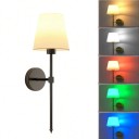 Trådlampa med laddning för väggmontering 19,29 x 5,91 x 3,94 tum med fjärrkontroll och 10 färglägen 1