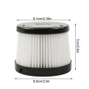 Set 2 st Tvättbara filter för DEWALT DCV501HB 20V Trådlös handdammsugare DCV5011H, Ersättningsfilter för byte 6