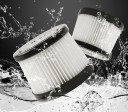 Set 2 st Tvättbara filter för DEWALT DCV501HB 20V Trådlös handdammsugare DCV5011H, Ersättningsfilter för byte 7