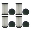 Sats med 4 st dammfilter för dammsugare, kompatibla med modeller Karcher WD4/WD5/WD6 och MV4/MV5/MV6 - Modell 2.863-006.0 9