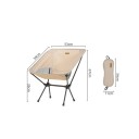 Lätt hopfällbar campingstol 67 x 53 cm Sitt höjd 35 cm Oxford tyg Aluminiumrör 2