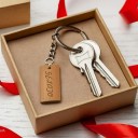 50 pcs d'étiquettes en bambou pour porte-clés 45 x 20 mm Étiquettes naturelles pour personnalisation et décorations, matériaux écologiques 4