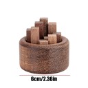 Dekorativ diffusor i trä 6 cm för eteriska oljor 3