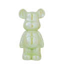 Keramisk björnskulptur 17 x 9,5 x 6 cm Glänsande yta Dekorativ figur Modern inredningsdekoration för bord hylla 8