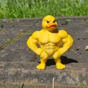 Dekorativ figur svalig anka 4 x 2,7 x 7 cm Rolig inrednings- och trädgårdsdekoration originalstatyett för bord eller hylla 2